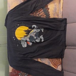 Long sleeve dinosaur shirt